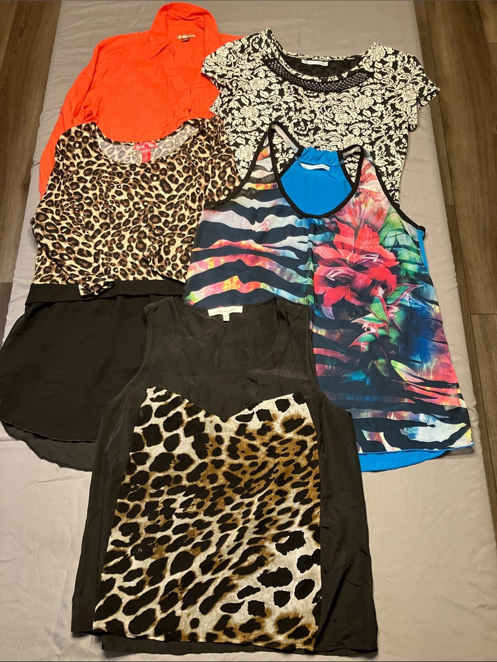 Womens Shirt Bundle - 5 Shirts - Size L